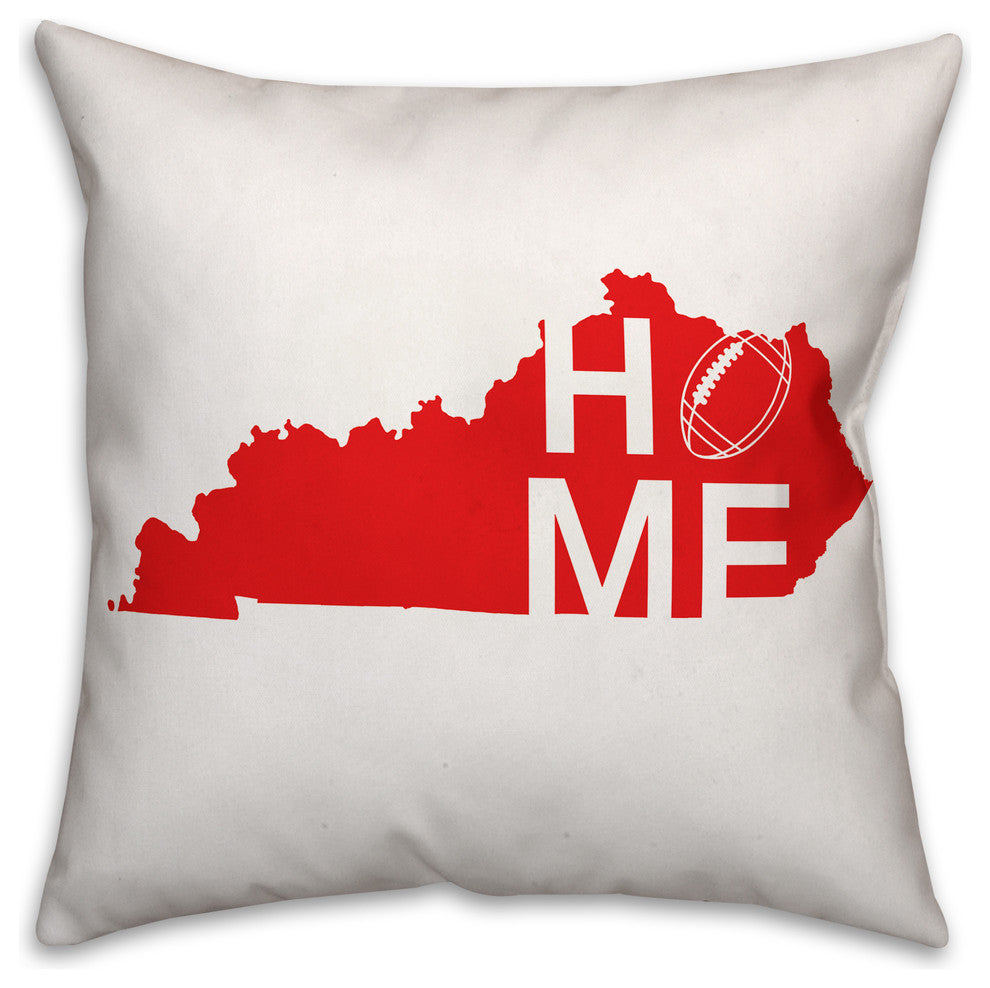 Louisville Home Football Outdoor Throw Pillow