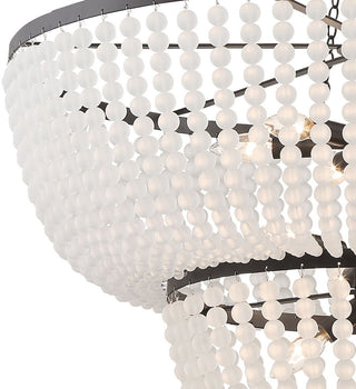 Crystorama Lighting Group 610 Rylee 8 Light 25"W Crystal - Antique Gold