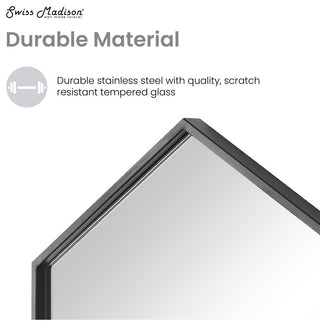 Annecy 39" Vanity Mirror, Phantom Black