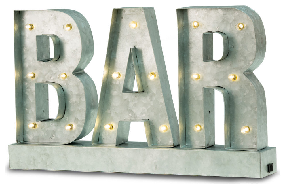 Bar Sign, Led Lighted, Wall Mountable