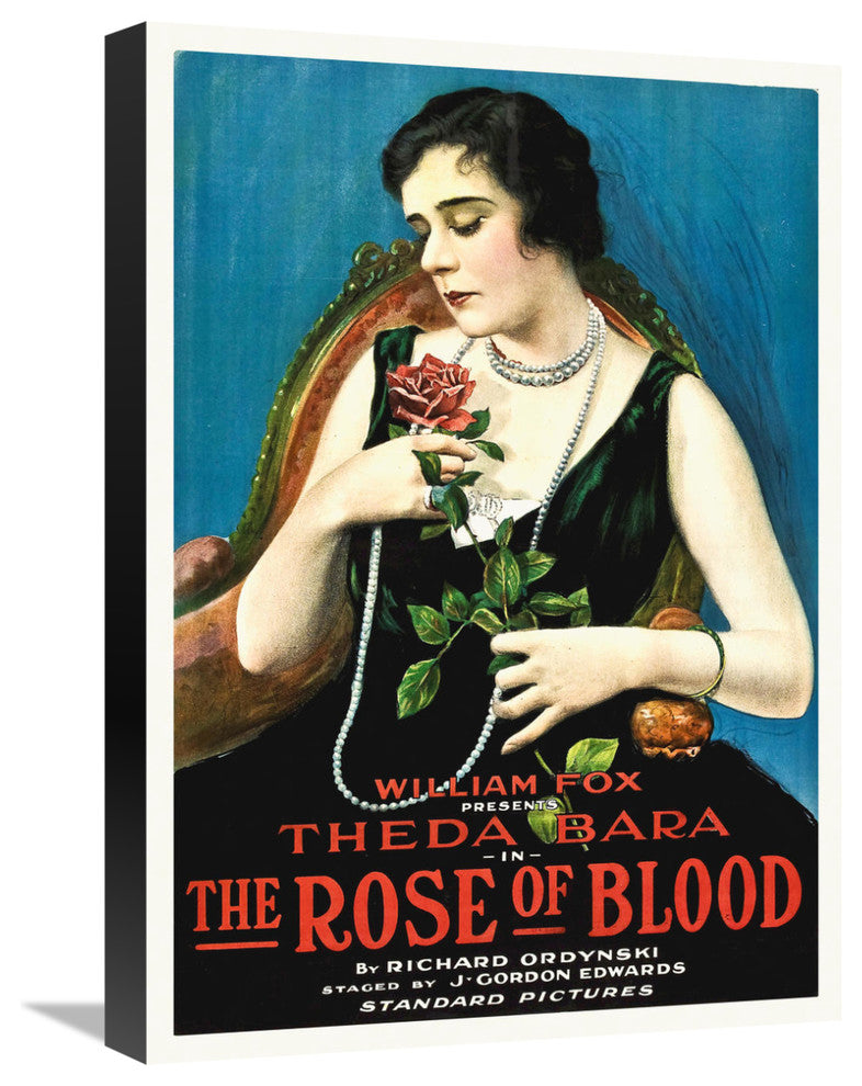 "Theda Bara, The Rose of Blood,  1917" Canvas by Hollywood Photo Archive, 16x22"