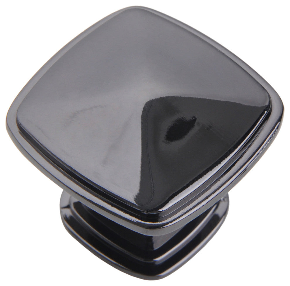 Utopia Alley Merle Deco Square Cabinet Knob, 1.3", Weathered Nickel, 10 Pack