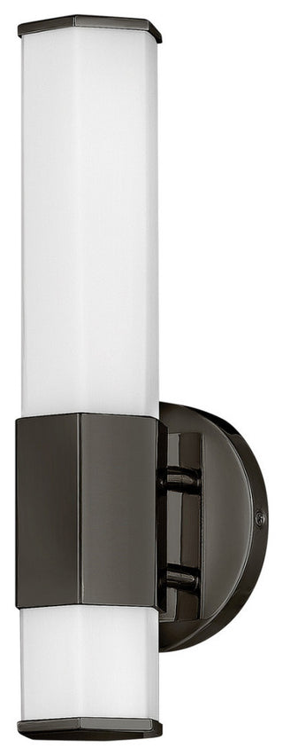 Hinkley Facet Bathroom Vanity Light, Black Oxide, 14"