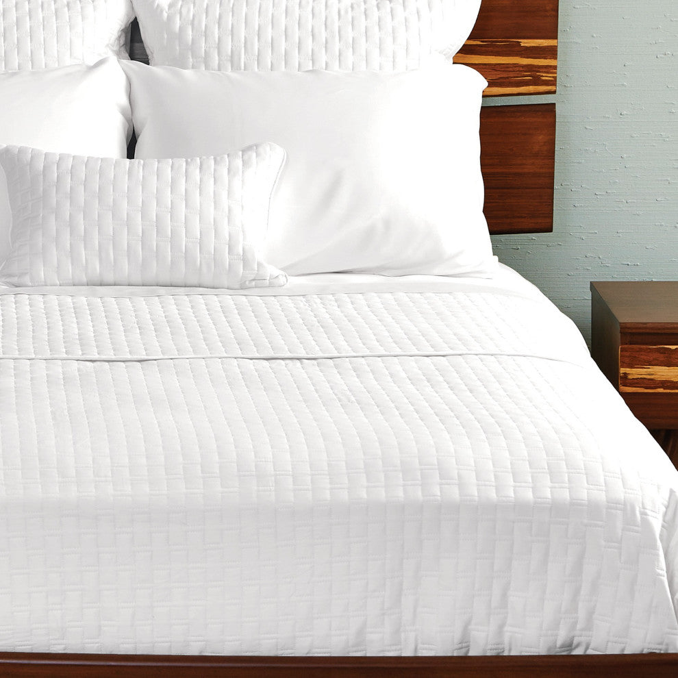 BedVoyage Luxury 100% Rayon Viscose Bamboo Quilted Coverlet
