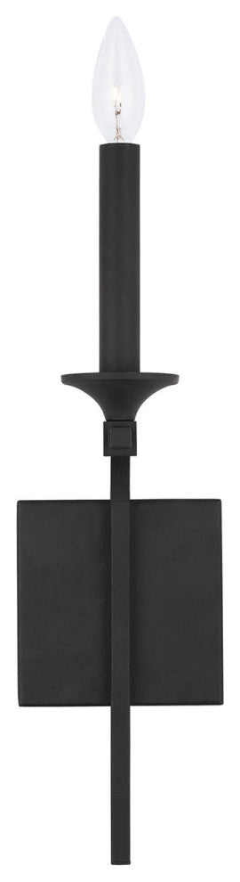 Capital Lighting 637311 Clint 17" Tall Wall Sconce - Black Iron