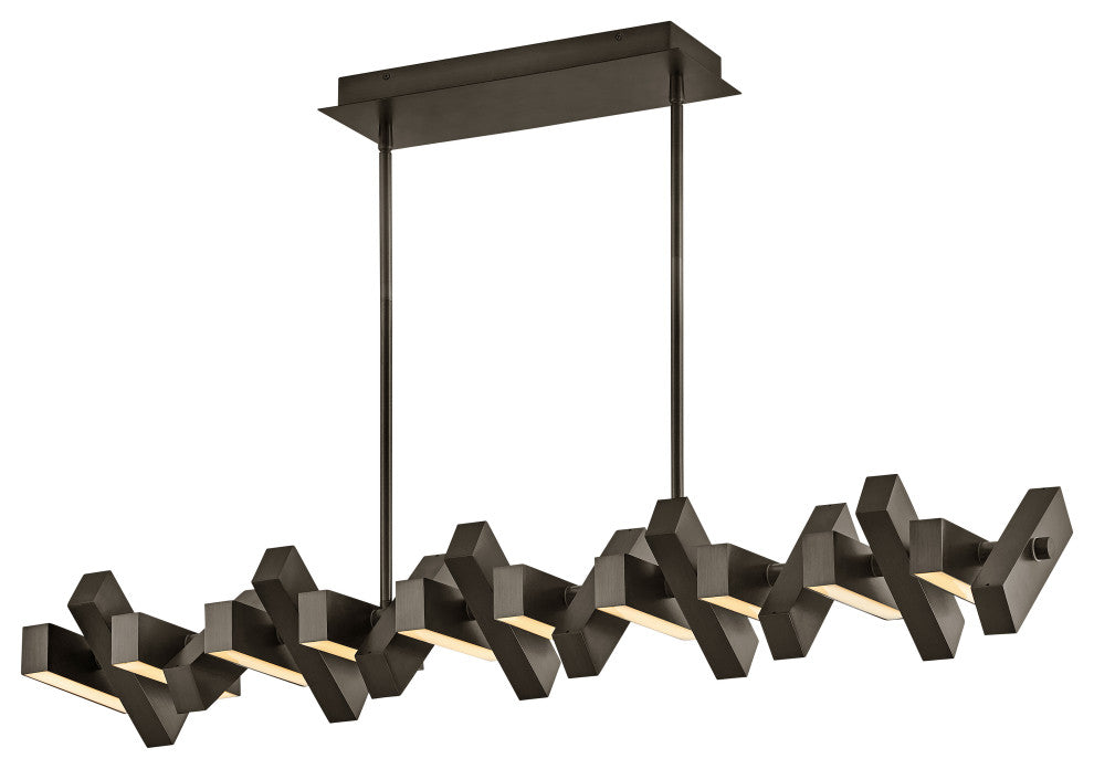 Fredrick Ramond Stitch Medium Adjustable Led Linear, Painted Black Oxide
