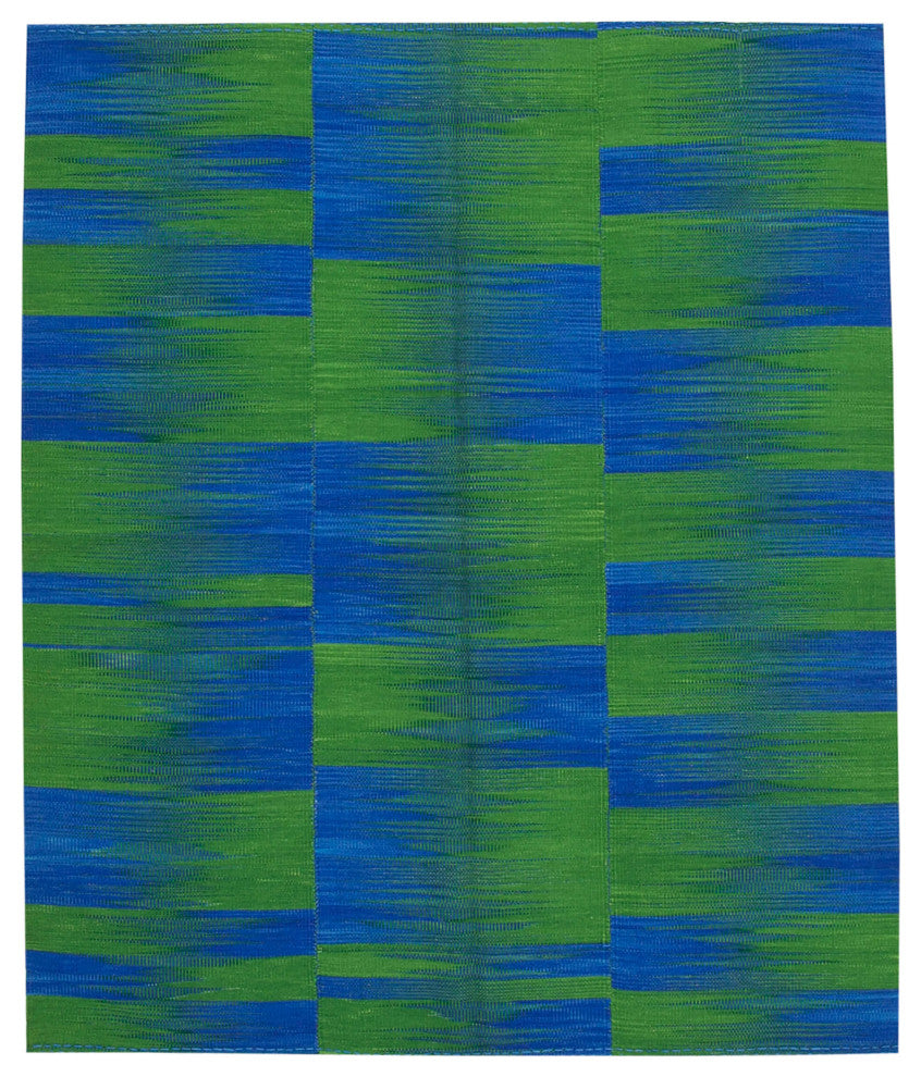 Rug N Carpet - Hand-knotted Oriental 6' 11'' x 8' 4'' Unique Wool Kilim Rug