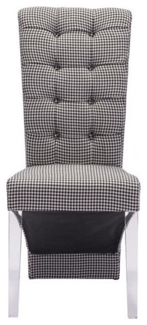 Zuo Modern Waldorf Dining Chair Houndstooth, Set of 2