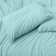 Cypress Linen 6-Piece Luxury Count Soft Sheet Set, Deep Pockets, Aqua, Queen