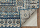 Weave & Wander Kezia Rug, Blue/Vanilla Beige, 12ft-10in x 15ft