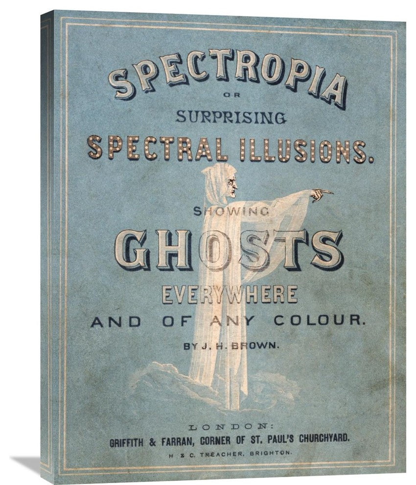 "Surprising Spectral Illusions" Stretched Canvas Giclee by J. H Brown, 23"x30"
