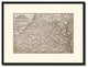 Virginia West Virginia Vintage Sepia Map Canvas Print, 16"x21"