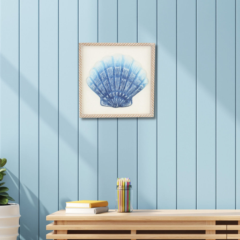 Coralia Sea Shell Metal Relief Wall Art