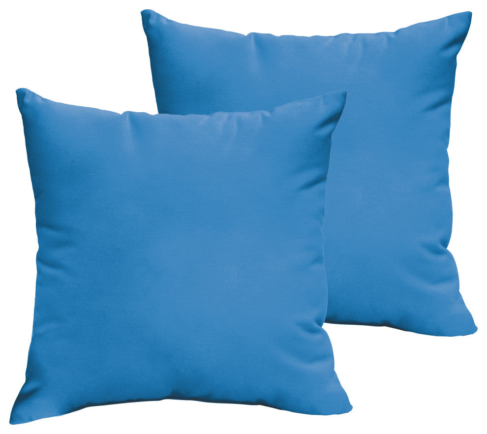 Sorra Home Outdoor Knife Edge Pillows, Set of 2