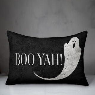 Boo Yah Ghost 20x14 Spun Poly Pillow
