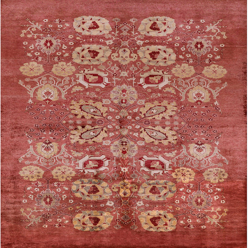 Ahgly Company Indoor Square Mid-Century Modern Area Rugs, 3' Square
