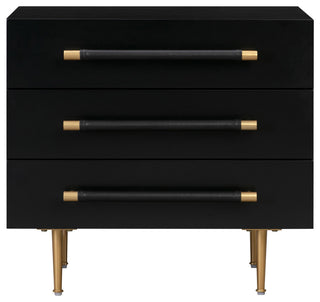 Trident Nightstand, Black