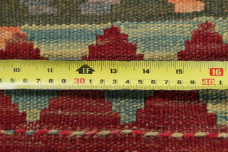 Flat-Woven Southwestern Kilim Turkish 8' Oriental Runner Rug, 8'2"X2'6"
