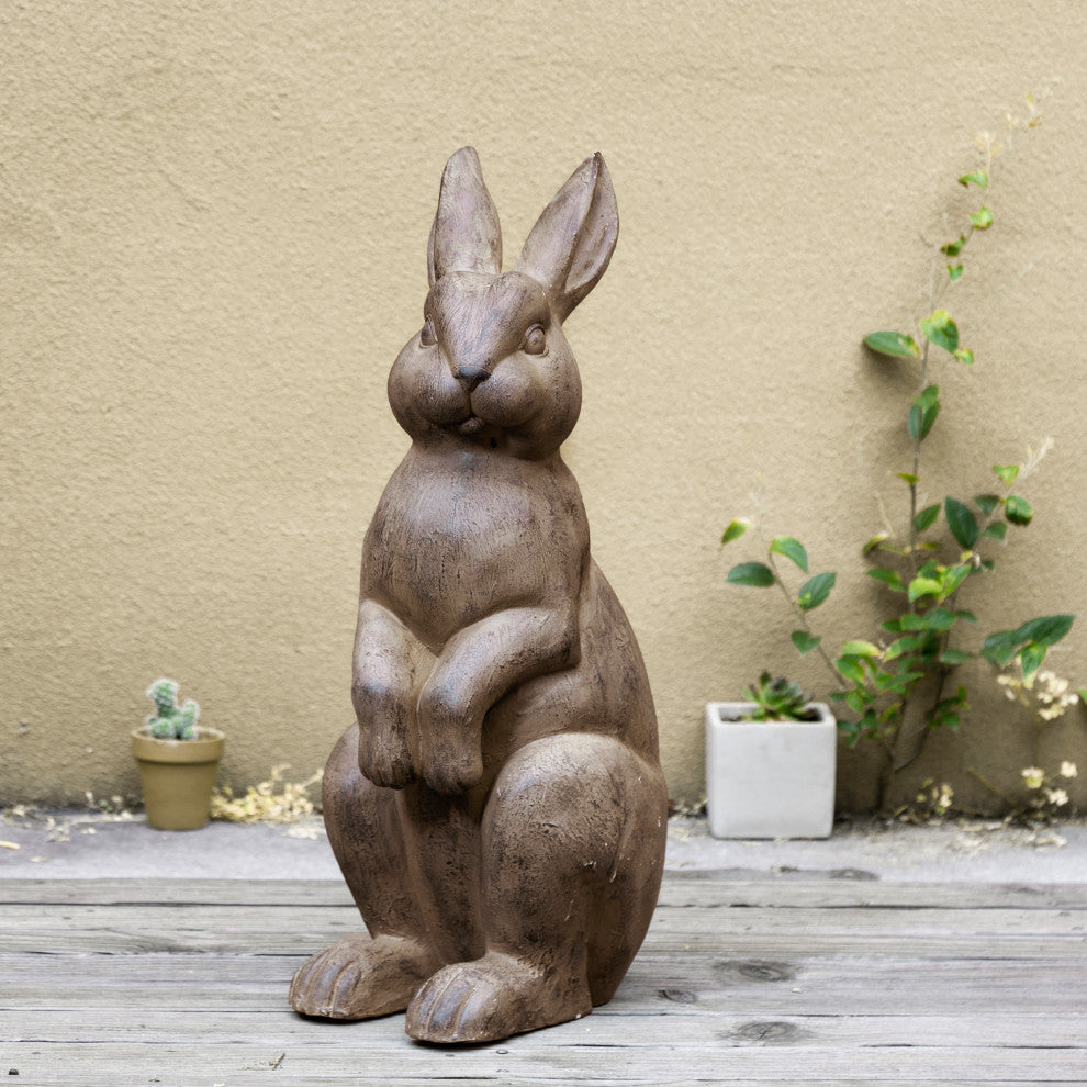 22.75"H MGO Standing Rabbit Statue