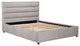 First of A Kind Takio King Bed Light Gray