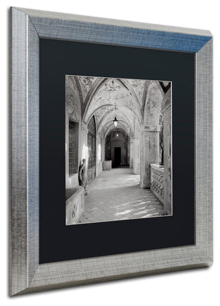 Alan Blaustein 'Padova I' Art, Silver Frame, Black Mat, 16x16