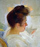 Alberto Pla y Rubio Retrato de Mujer, Gallery Wrapped Canvas Print, 20"x25"
