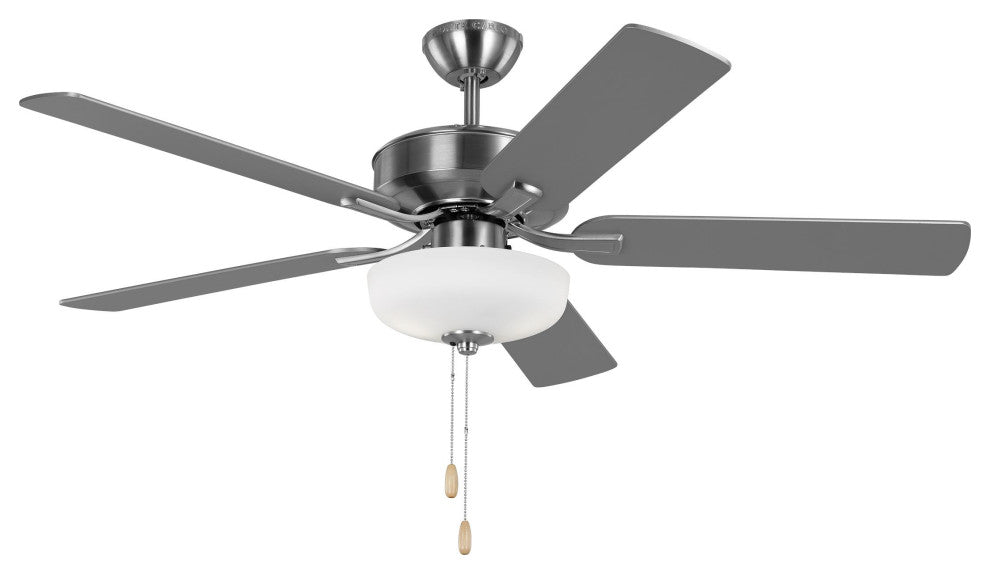 Generation Lighting Linden 52" Ceiling Fan Brushed Steel