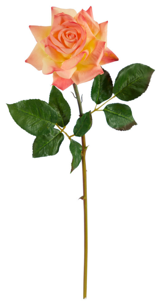 20" Rose Artificial Flower, Set of 6