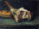 Paul Cezanne Still Life, Bread and Leg of Lamb Gallery Wrapped Canvas Print