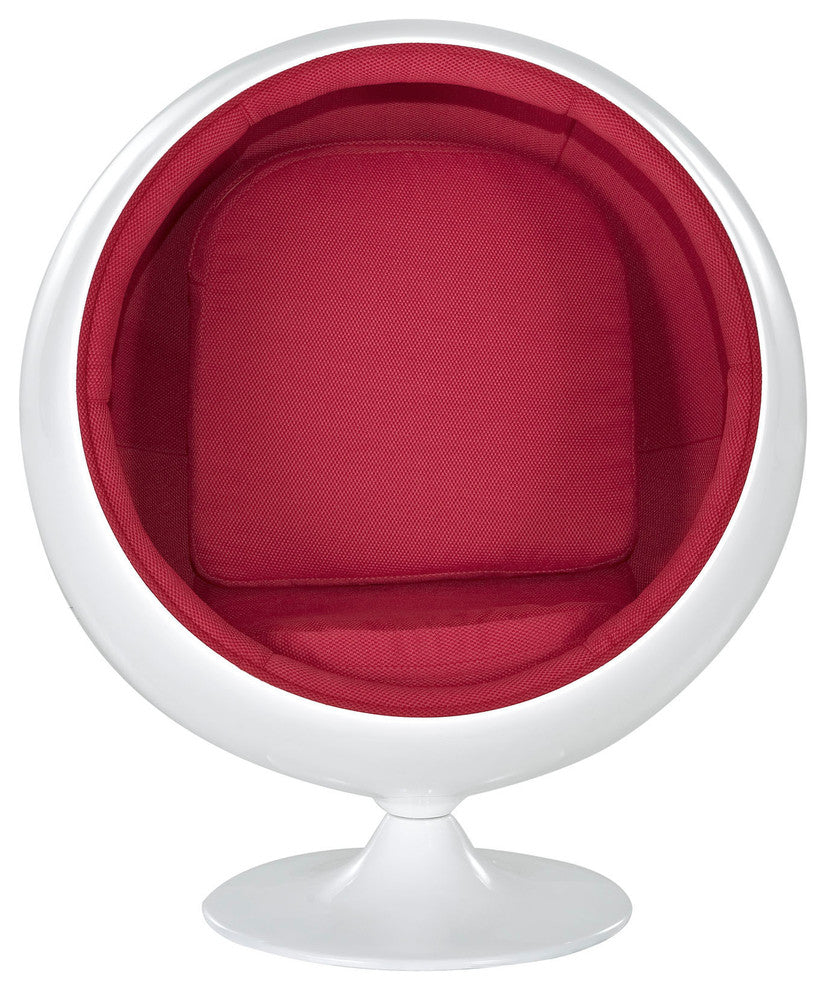 Modern Contemporary Living Room Kids Chair Red