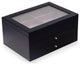 Black Wood 18 Sunglass Storage Box