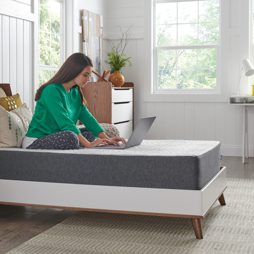 Sealy 10" Medium Memory Foam Mattress, Twin
