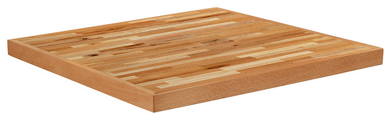 Square Butcher Block Style Table Top, 30"