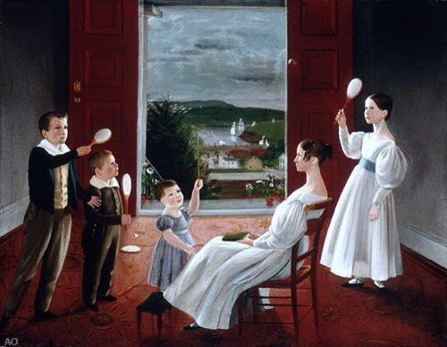 Ambrose Andrews The Children of Nathan Starr, Gallery Wrapped Canvas, 21"x28"