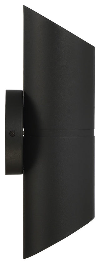 Marino Tall Bi-Directional Outdoor LED Wall Mount, Black