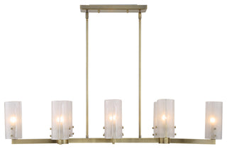Uttermost 21392 Mistie 8 Light 45"W Lantern Chandelier - Brass