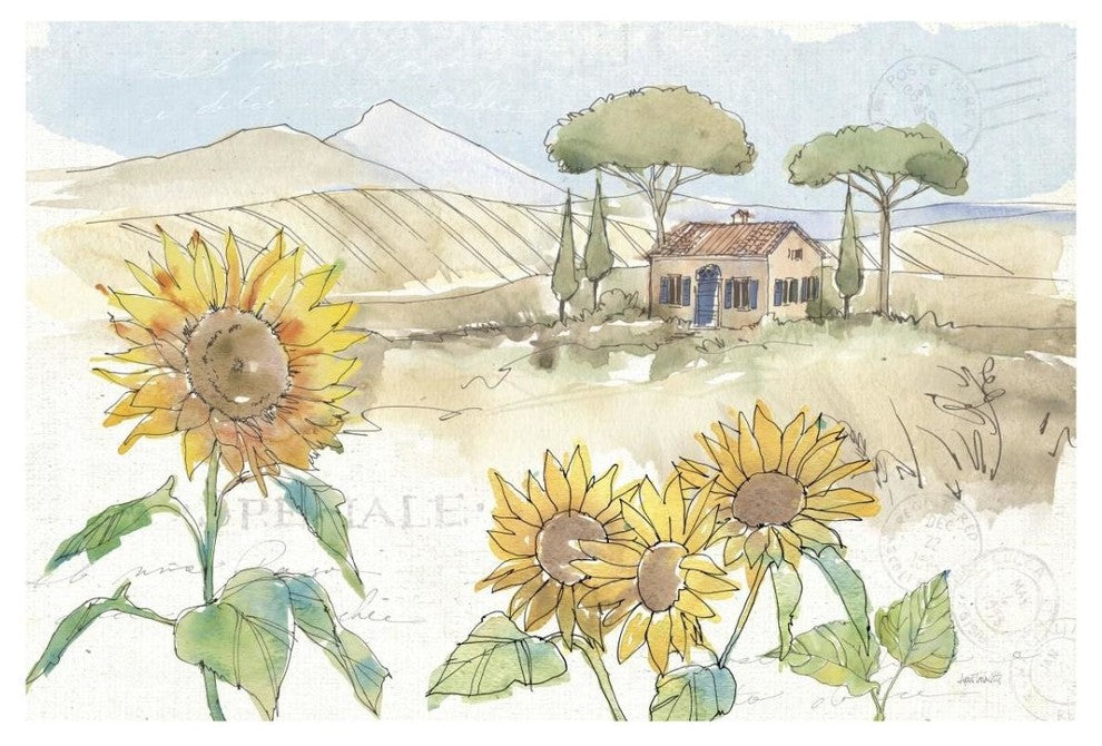 "Tuscan Elegance III" Digital Paper Print by Anne Tavoletti, 32"x22"