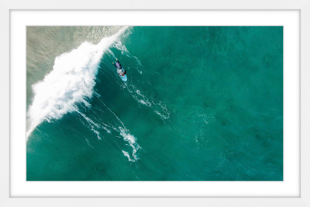 "Big Wave" Framed Print by Karolis Janulis