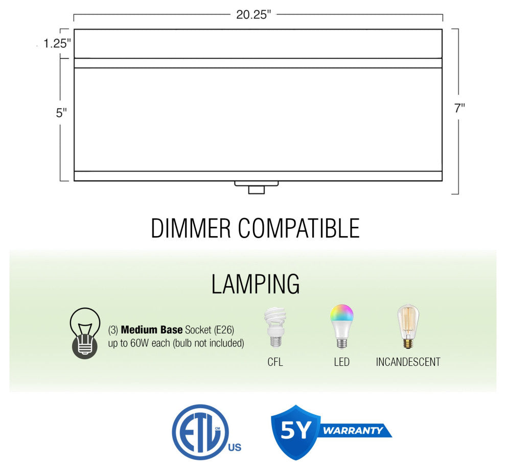 Kira Home Walker 20" Flush Mount Ceiling Light, White Fabric Shade, Round Glass