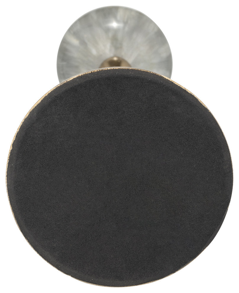 Glass, 21"H Tealight Holder, Wickhom Gray