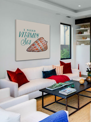 "Vitamin Sea" Painting Print on Wrapped Canvas