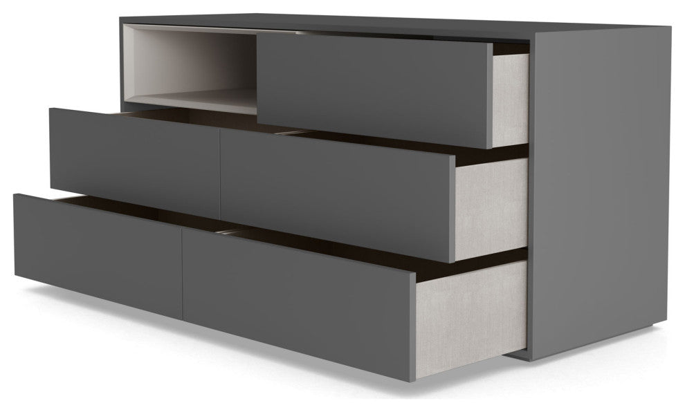 Beverly Dresser Dark Gull Gray