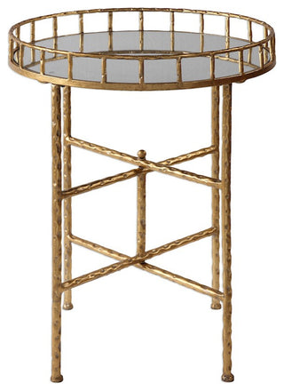 Uttermost Tilly Bright Gold Accent Table, 24711