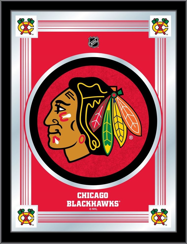 Chicago Blackhawks Logo Mirror