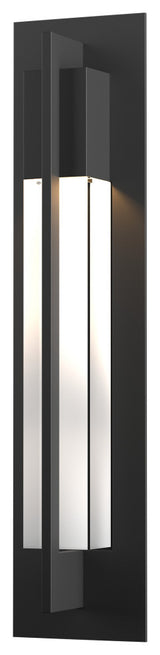 Axis Large Outdoor Sconce, Coastal Black Finish - Clear Glass