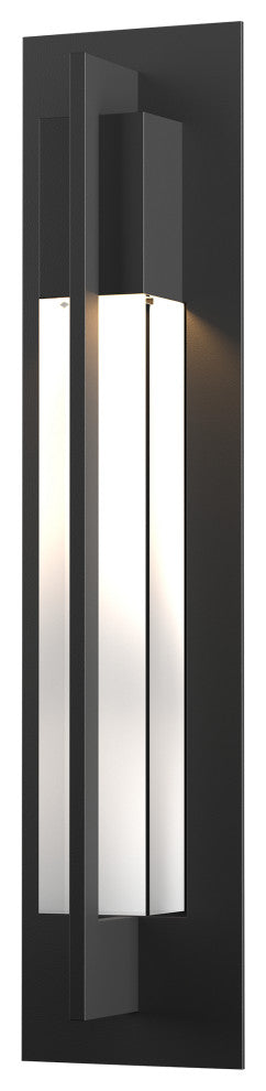 Axis Large Outdoor Sconce, Coastal Black Finish - Clear Glass