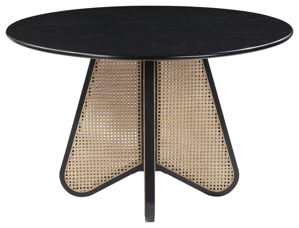 Butterfly Dining Table, Black Finish