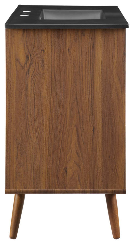 Transmit 36" Bathroom Vanity - Walnut Black