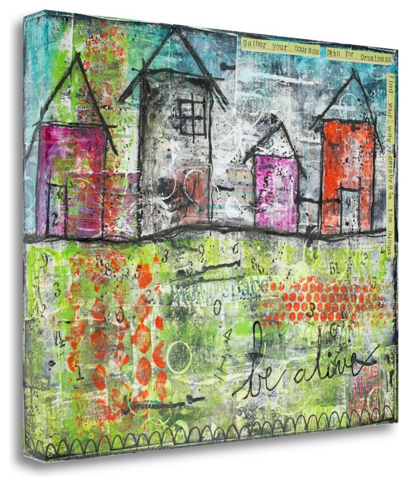 "Be Alive" By Denise Braun, Giclee Print on Gallery Wrap Canvas, Ready to Hang