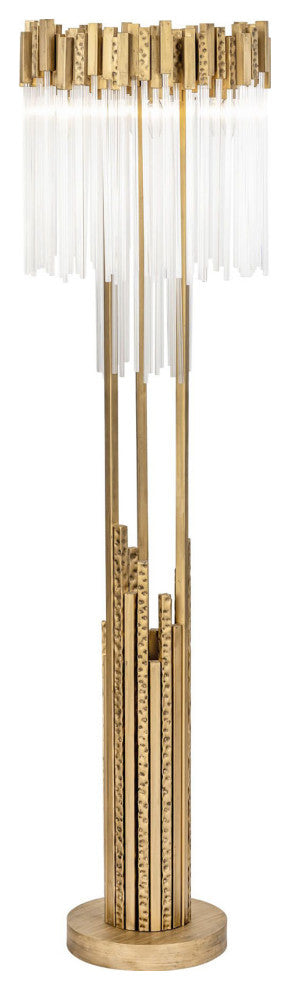 Matrix 6-Lt Floor Lamp - Havana Gold